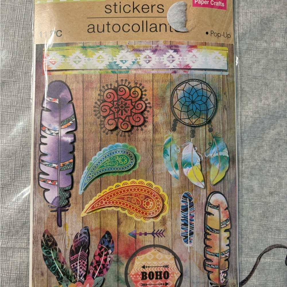 Crafters Square Colorful Multiple Sticker Collection 5 Packs - Picture 2 of 6